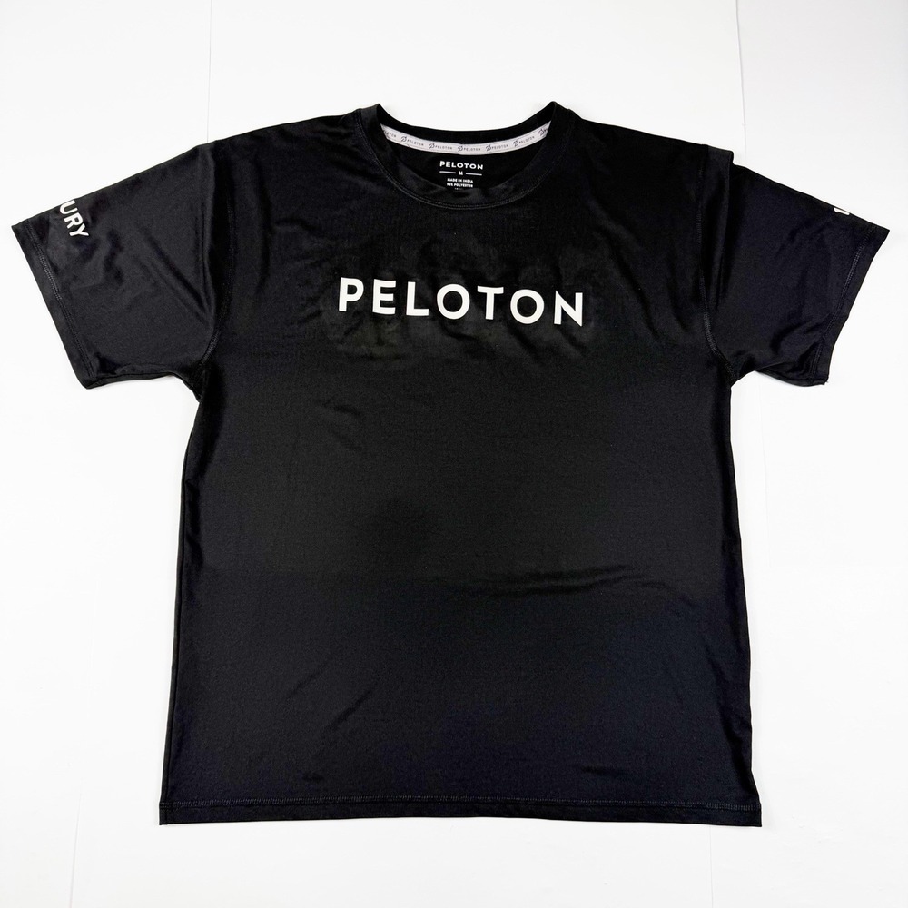 Peloton Men's Century 100 Black T Shirt‎ Medium